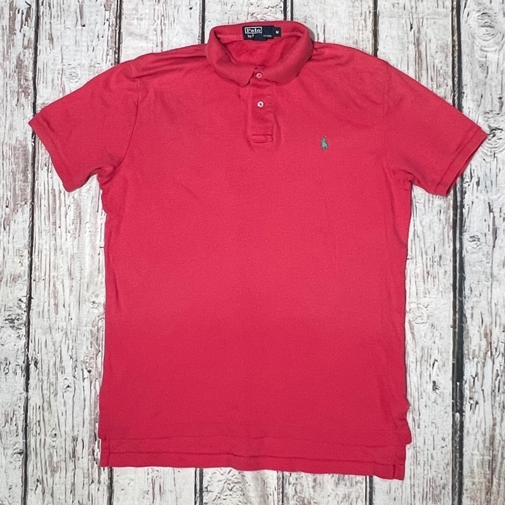 Polo Ralph Lauren Men's Pink Golf Polo Tennis Golfer Casual Shirt